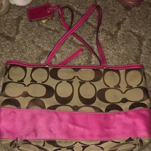 Coach tote and wallet